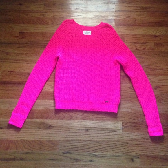 Neon Pink A&F Sweater