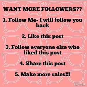 Follow like share buy