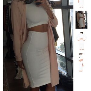 White Classic two Piece- FEMME