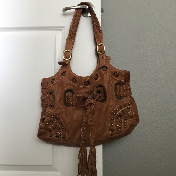 Great camel brown handbag!!