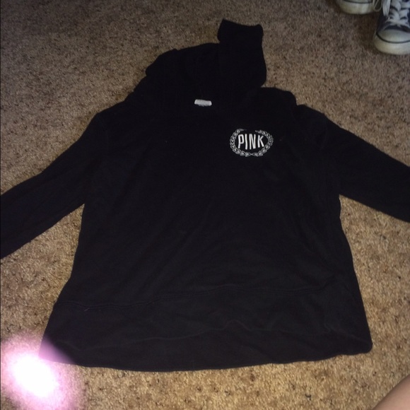 black vs pink hoodie