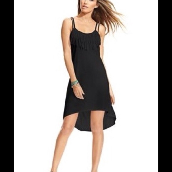 Miken Other - Black Ultra Soft Fringe Beach Dress