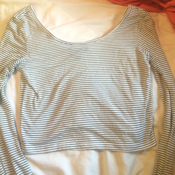 Nwot Nollie Striped Crop Top