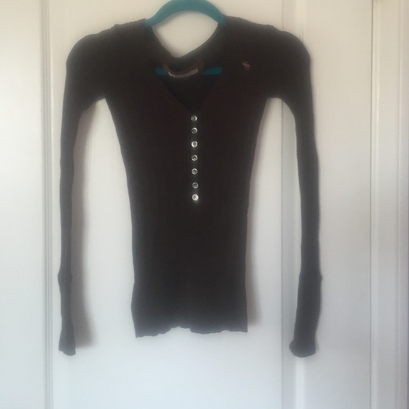 Brown long sleeve shirt