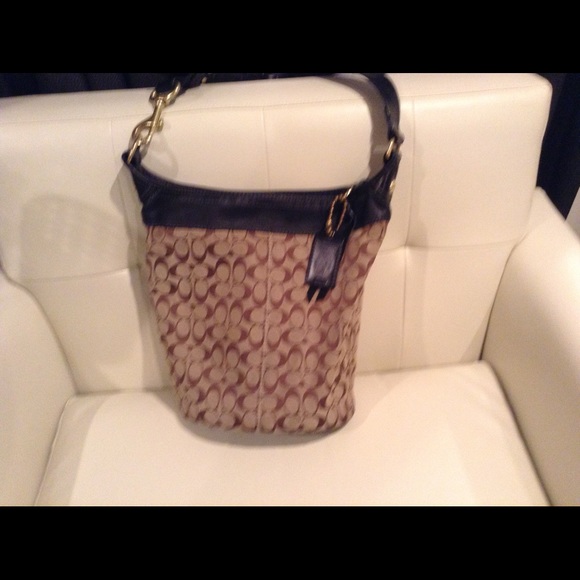 Coach hobo canvas back - Picture 1 of 3