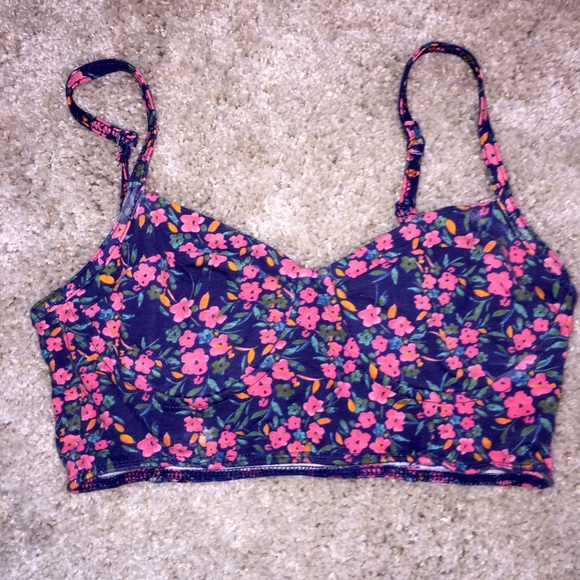 Floral bralette!
