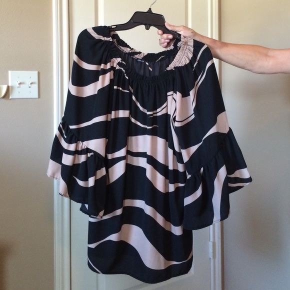 Black and cream tunic
