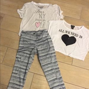 Bethany Mota Dear NY/Old Navy Pants/Wet Seal Shirt