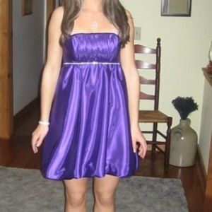 Jessica McClintock Purple Dress