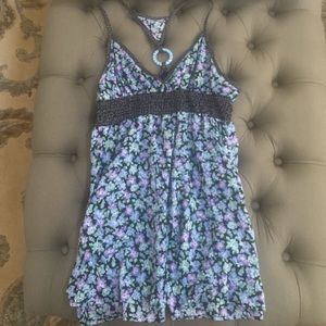 New Free People floral Tank top size large 12