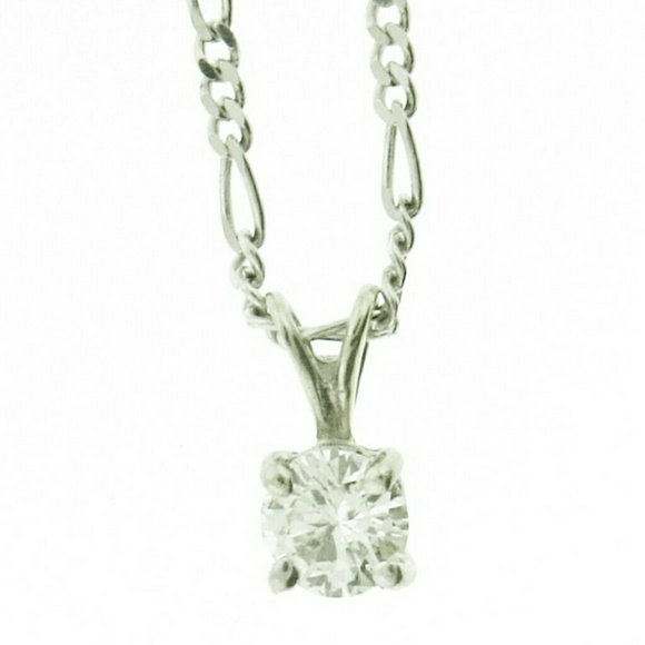 Jewelry Diamond solitaire necklace - Picture 1 of 2