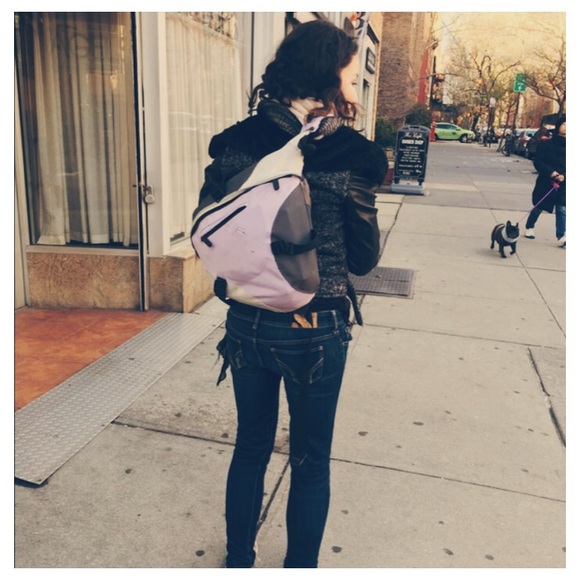 Gap Purple & Grey Messenger Bag