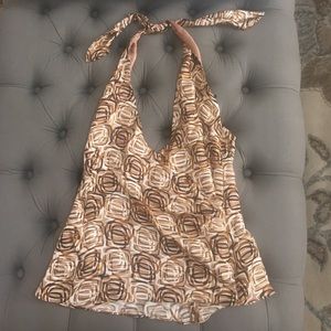 New Laundry by Shelli Segal Silk Halter Top small