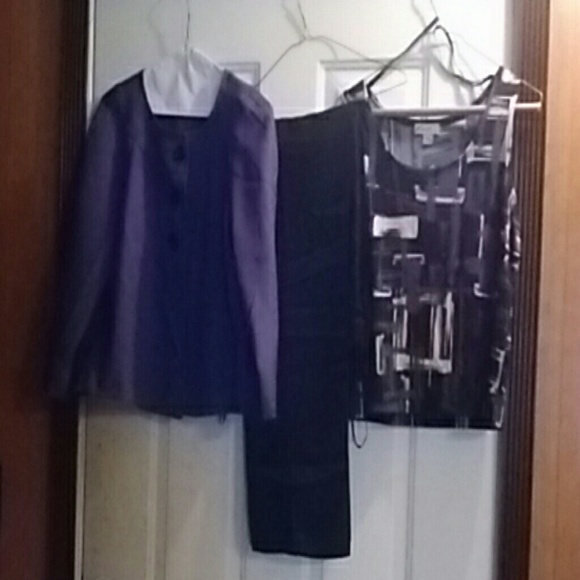 3 piece pant suit