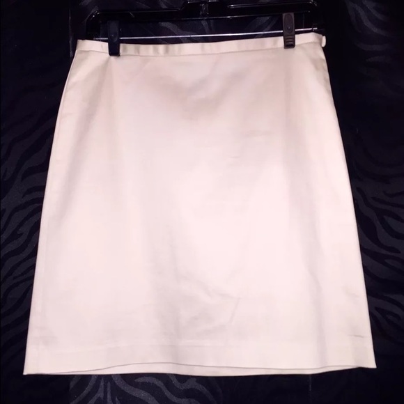 THE LIMITED Stretch Khaki Beige Suit Skirt Sz 4