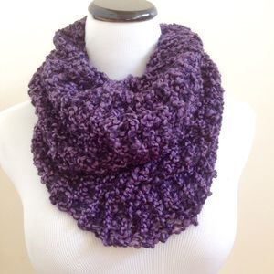 Knit infinity wrap