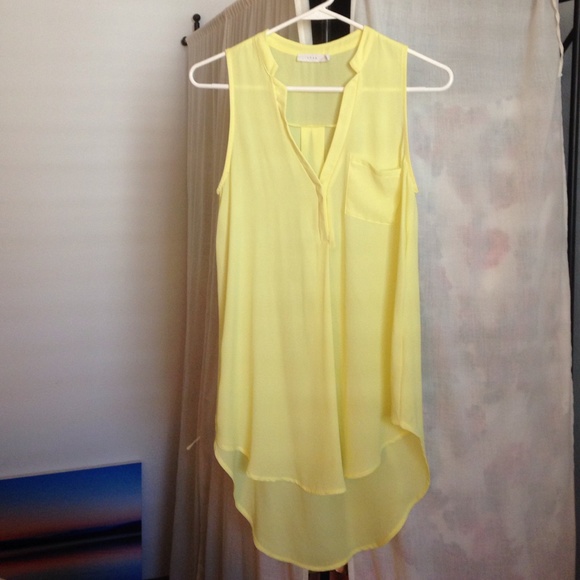 Yellow hi low top from Nordstrom