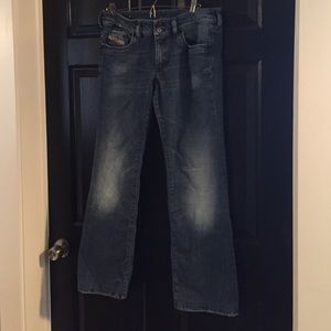 Diesel stretch boot cut jeans