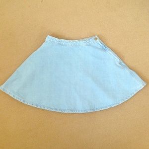 American Apparel Denim Circle Skirt
