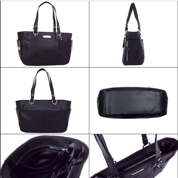 SOLD Coach gallery leather zipper tote - Picture 3 of 6