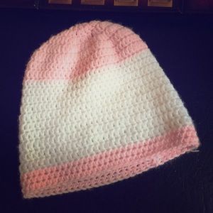 BreastCancer Aware Hand Knit Beanie 💅🏼