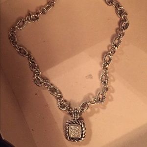 Silver necklace with pendant