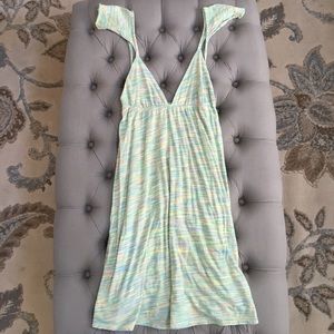 New La Rok pastel cotton sundress size large