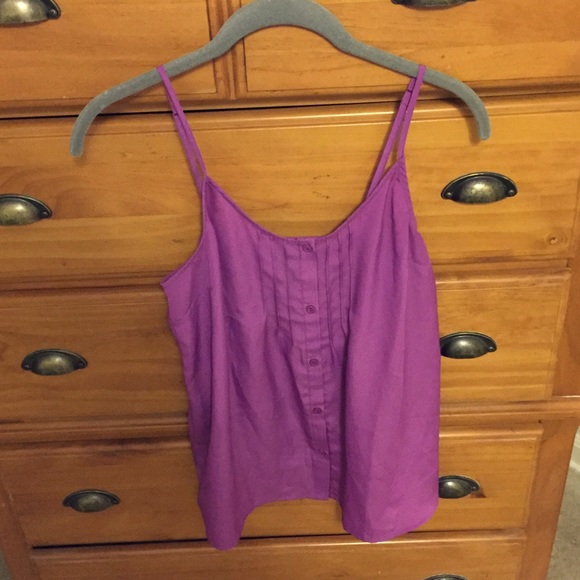 Casual purple tank top size small