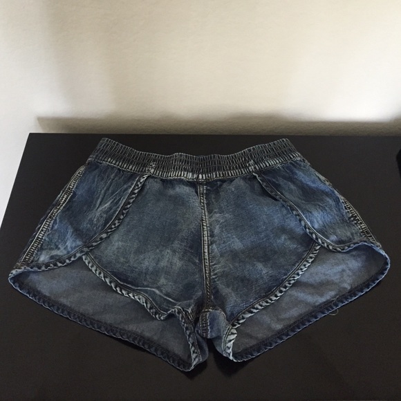 Denim shorts