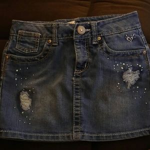 Justice Denim skirt