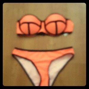 Two piece bathing suit