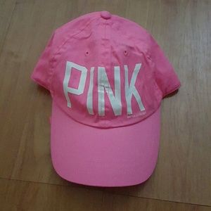 PINK baseball cap