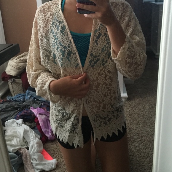 Cream kimono