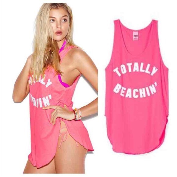 PINK Victoria's Secret Other - Pink Victoria's Secret Totally Beachin' Cover Up
