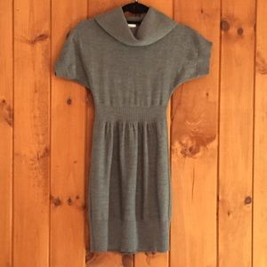 Ann Taylor Loft Gray Sweater Dress
