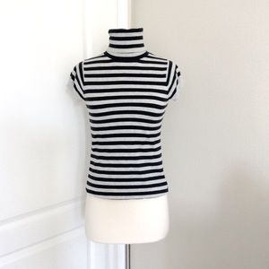 Theory Striped Turtleneck