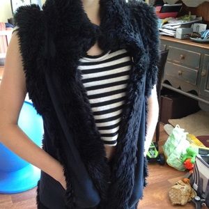 Lucky Brand furry vest
