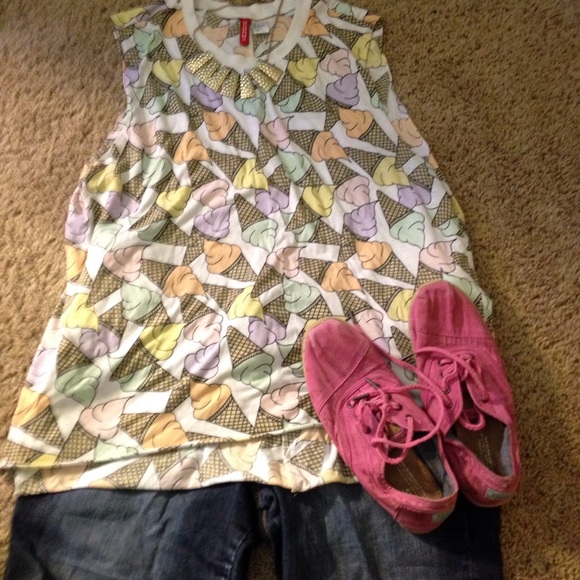 Ice cream cone tank top!