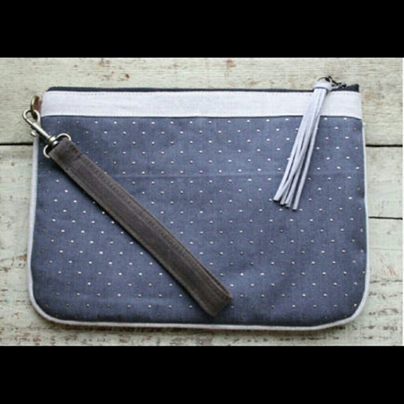Metallic Dot Top Zip