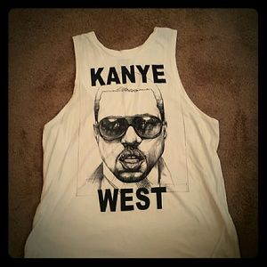 Kanye West Graphic muscle tee