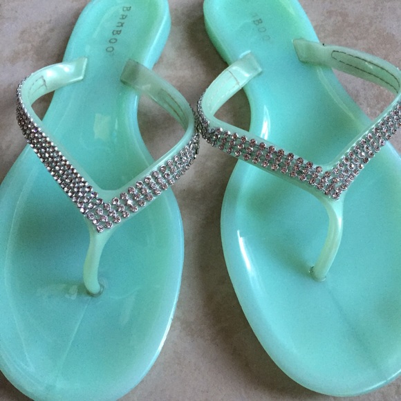 bamboo shoes colorful jelly sandals