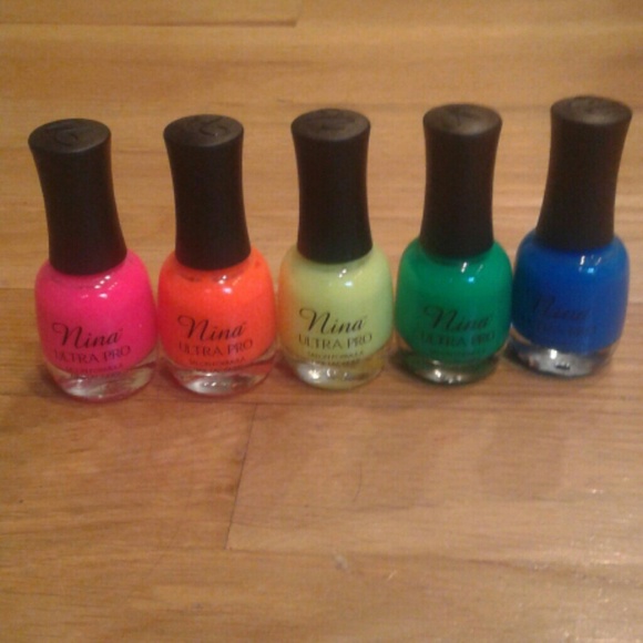 Nina neon nail polish