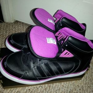 Purple Adidas Hightops