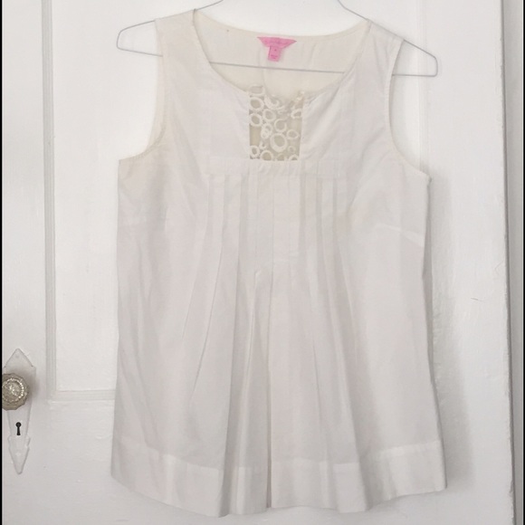 White Lily Pulitzer top