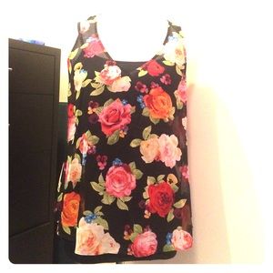 Guess Sheer floral tank