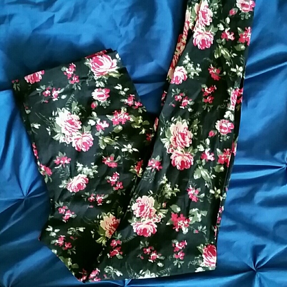 Floral leggings