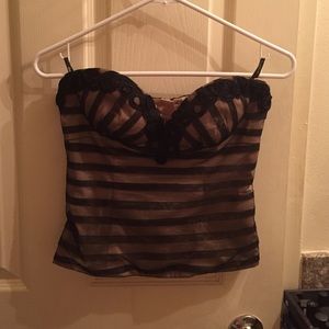Bebe strapless top