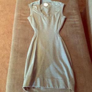 Grey sweatshirt dress