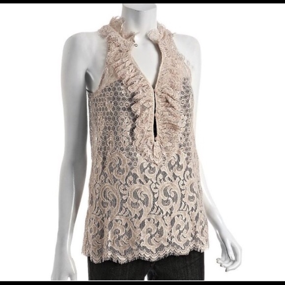 Diane Von Furstenberg Olvida Lace Top