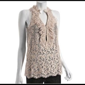 Diane Von Furstenberg Olvida Lace Top